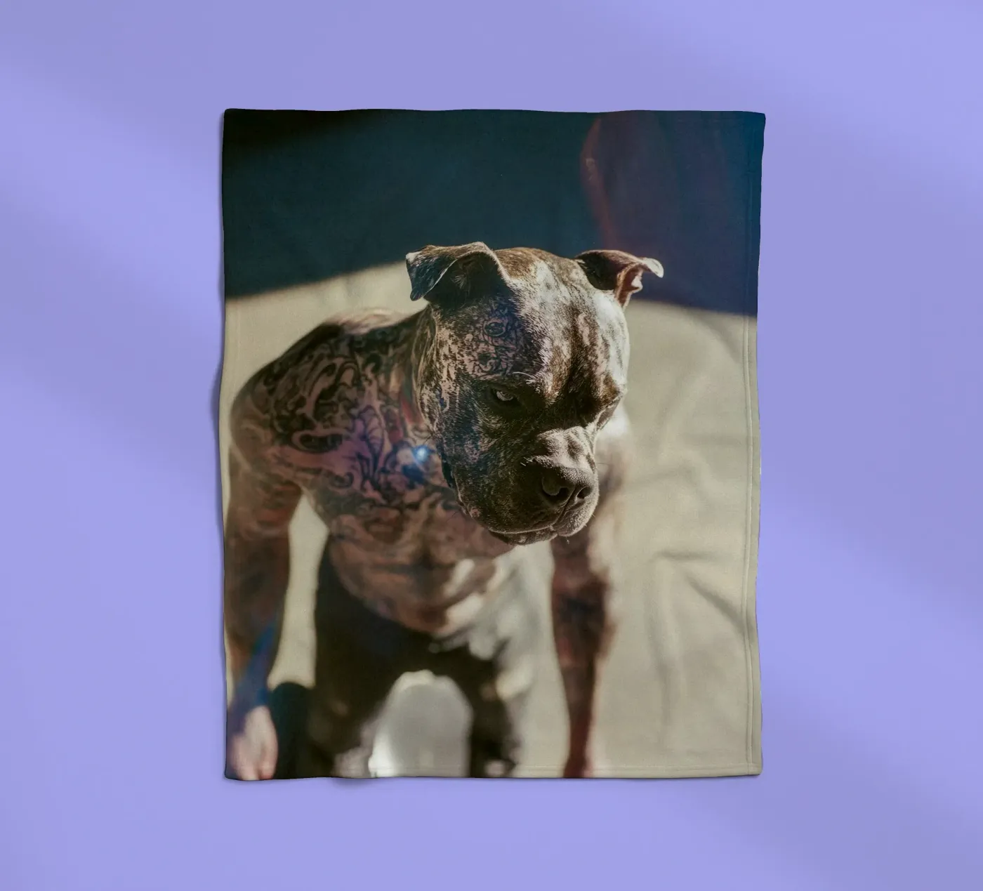 Bronx Fleecedecke von Affiches Chien Originales – Dogland