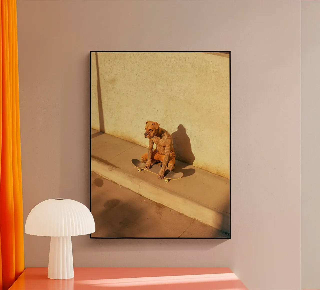 Riley plexiglass da Affiches Chien Originales – Dogland