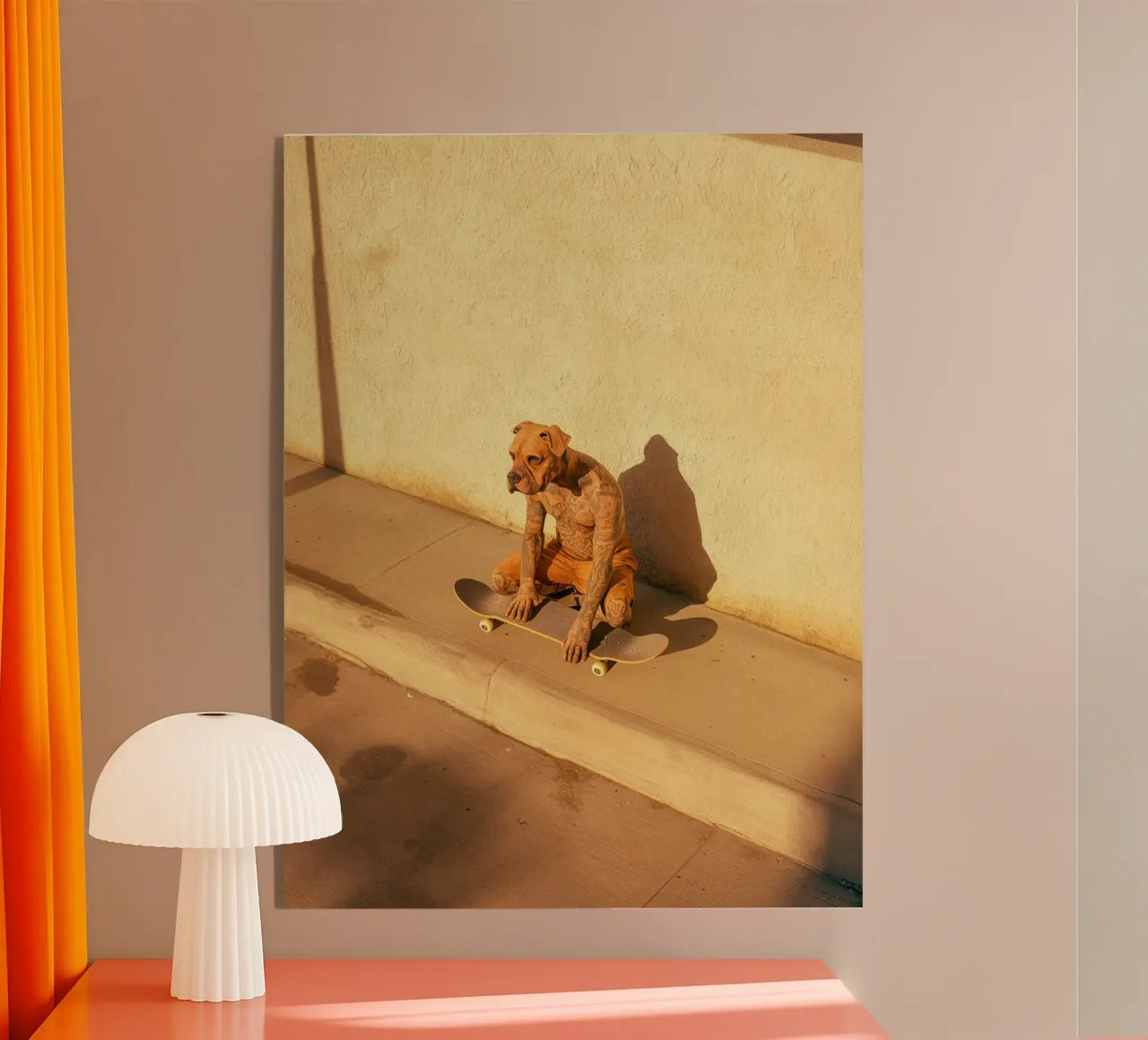 Riley plexiglass da Affiches Chien Originales – Dogland