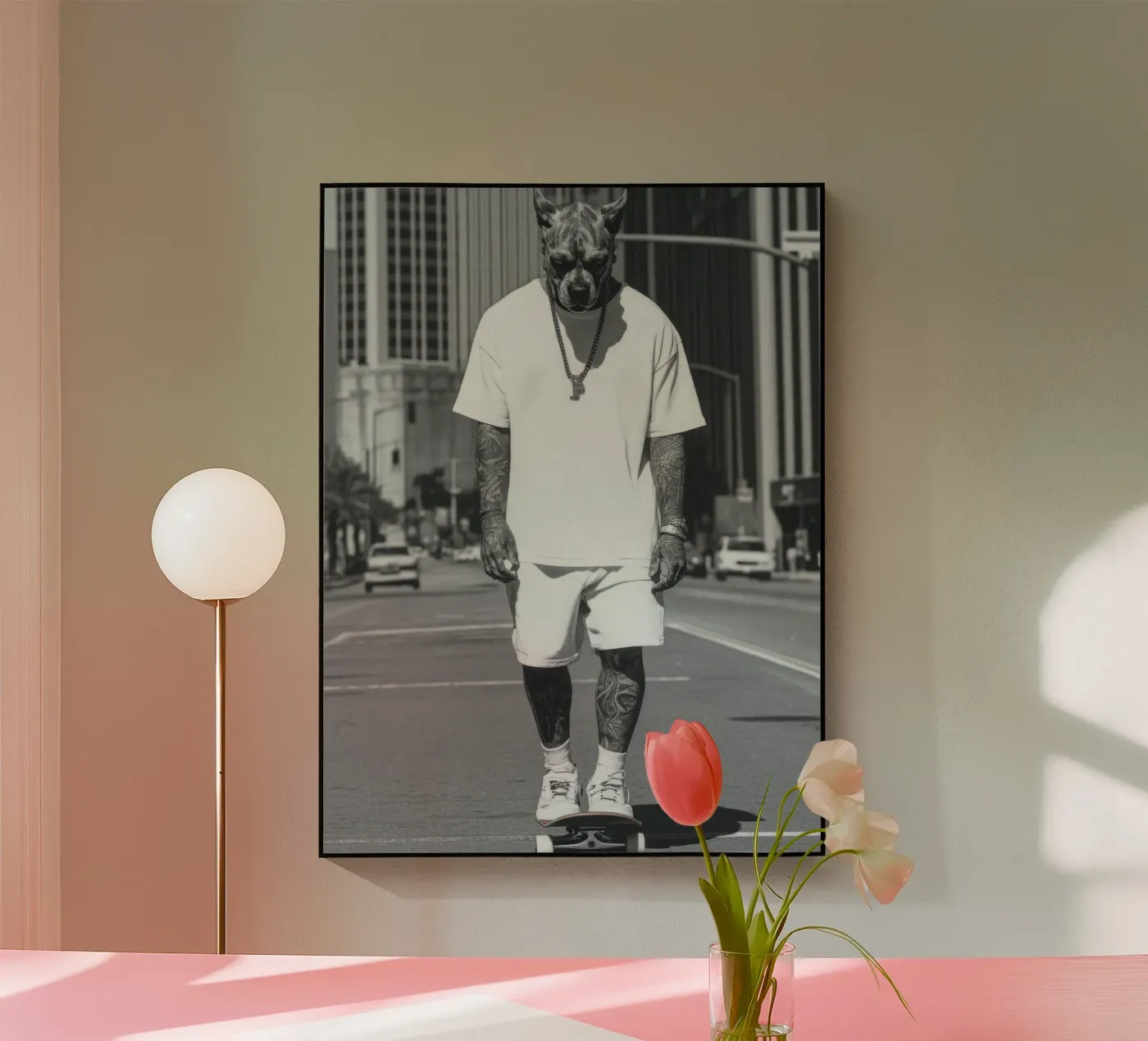 Knox Acryl-Glas von Affiches Chien Originales – Dogland