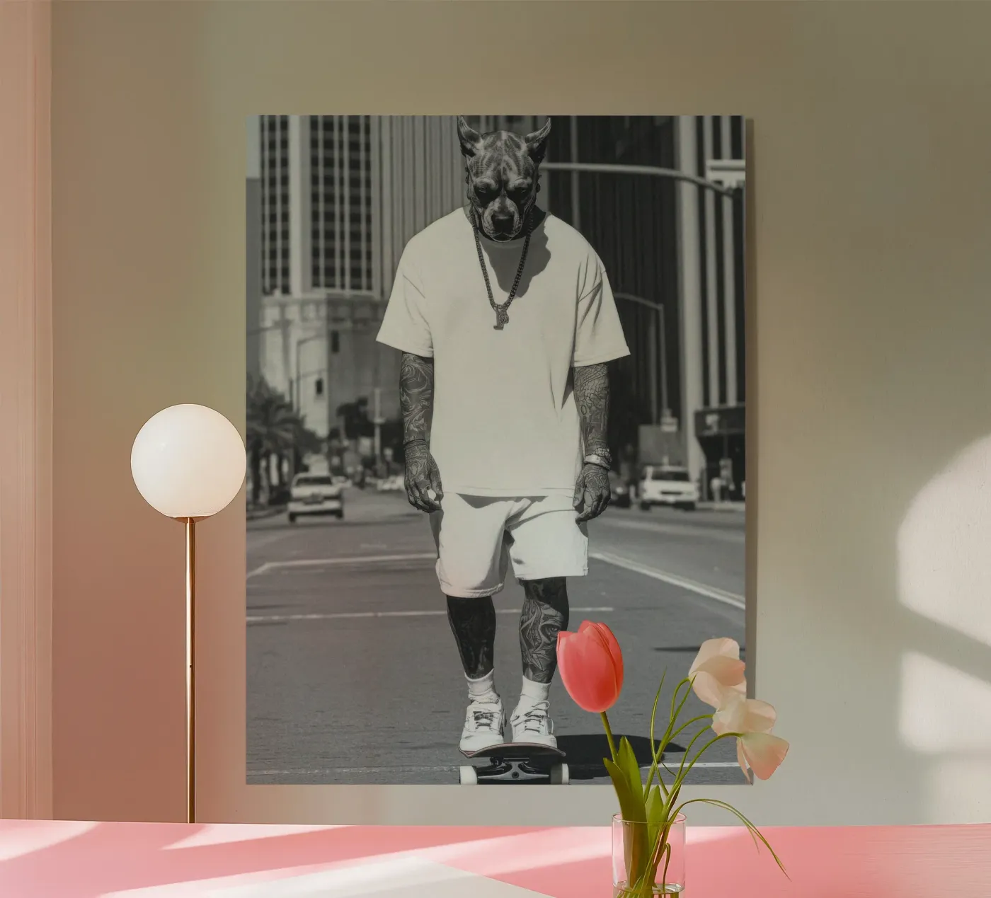 Knox Acryl-Glas von Affiches Chien Originales – Dogland