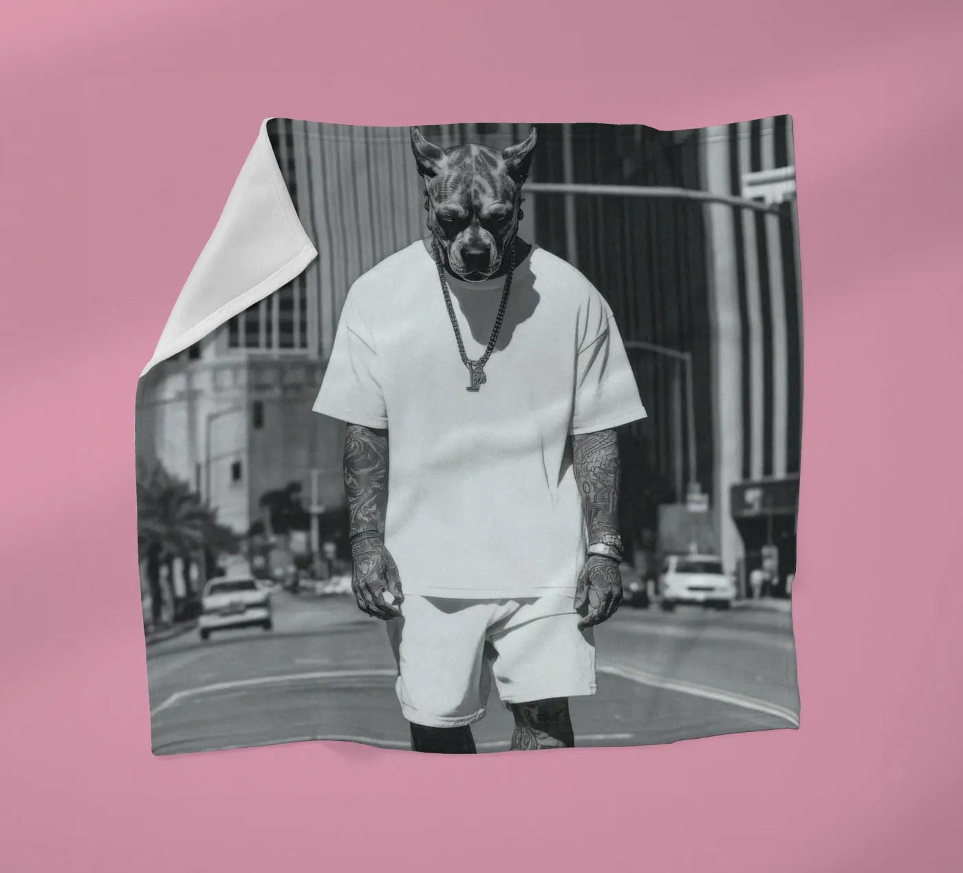 Knox Fleecedecke von Affiches Chien Originales – Dogland