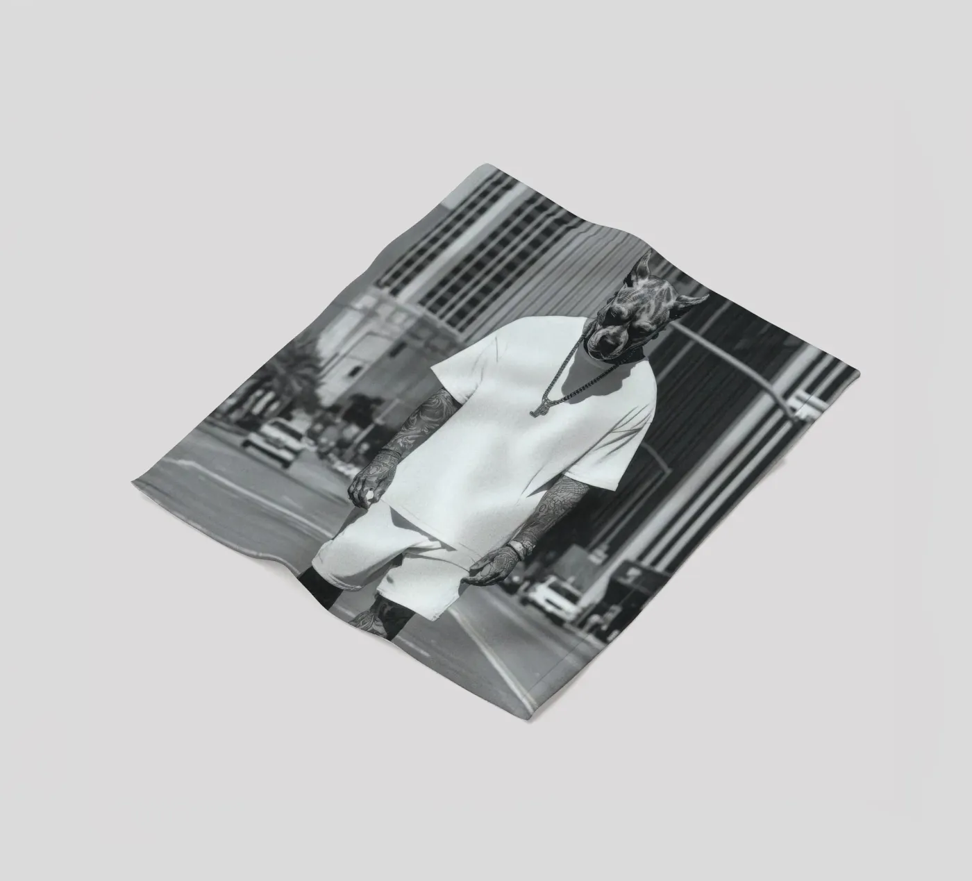 Knox Fleecedecke von Affiches Chien Originales – Dogland