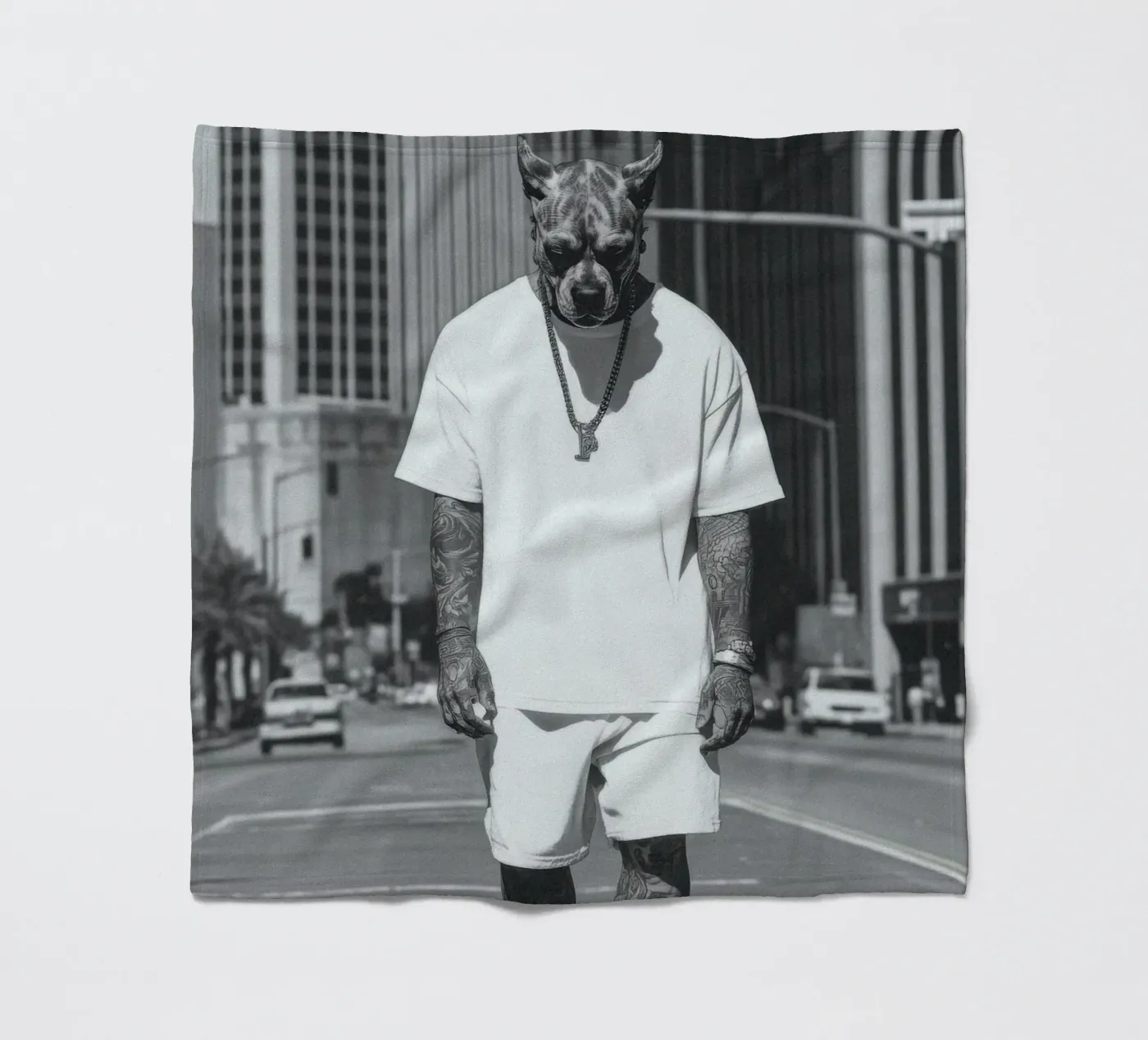 Knox Fleecedecke von Affiches Chien Originales – Dogland