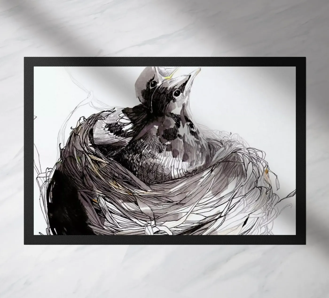 Nest doormat by Mala Alani