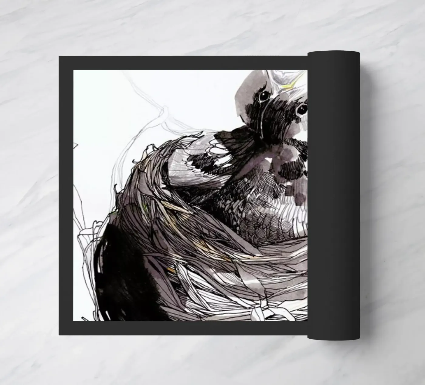 Nest doormat by Mala Alani