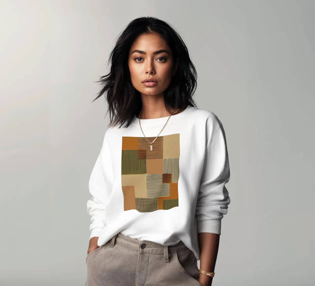 Geo Patchwork #4 felpa da Alisa Galitsyna