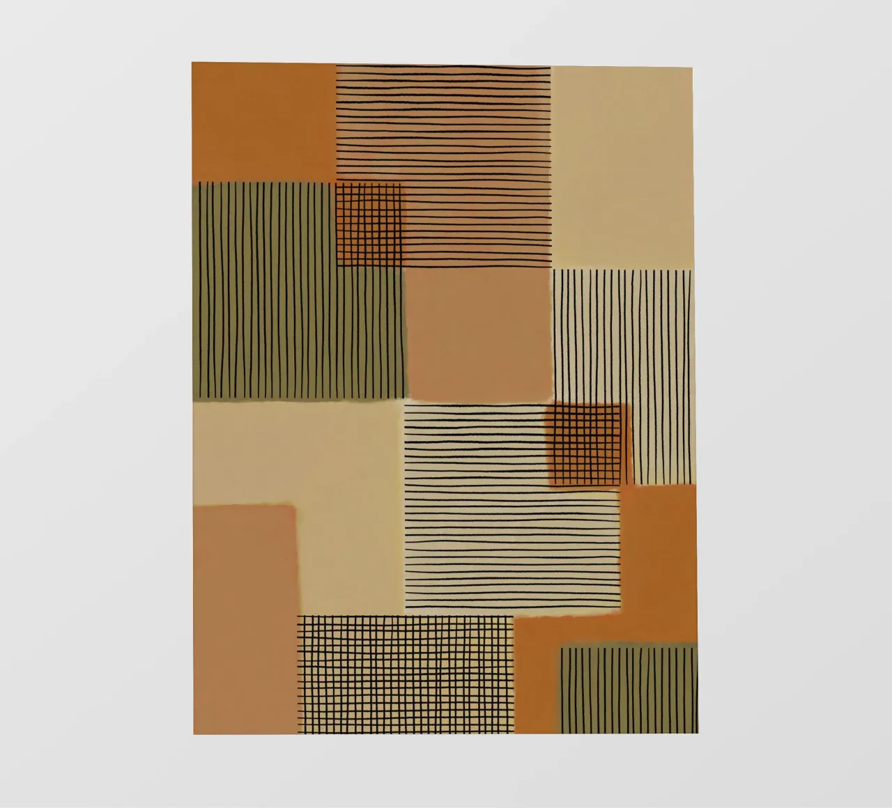Geo Patchwork #4 telo in pvc da Alisa Galitsyna