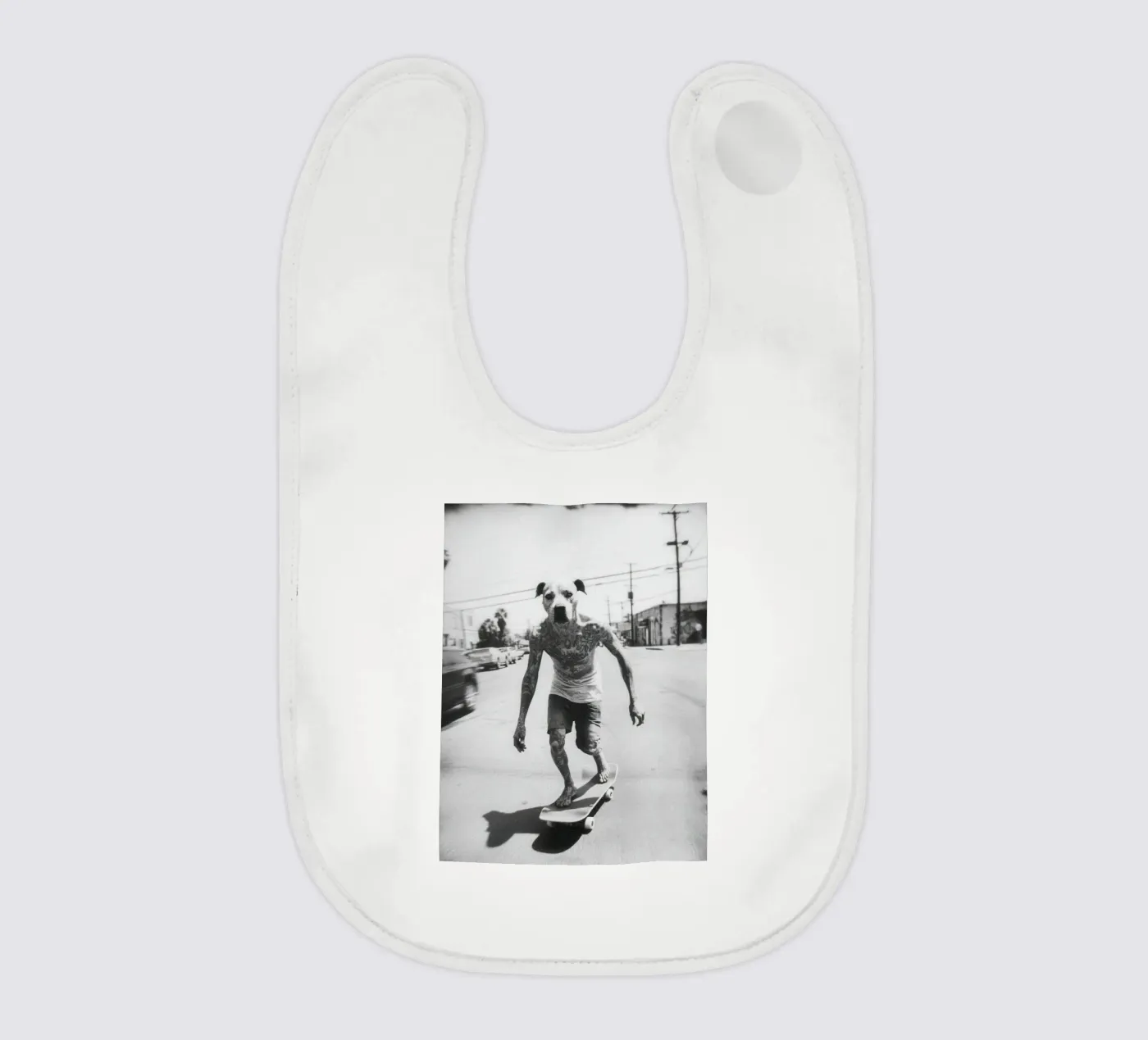 Spike baby bib by Affiches Chien Originales – Dogland