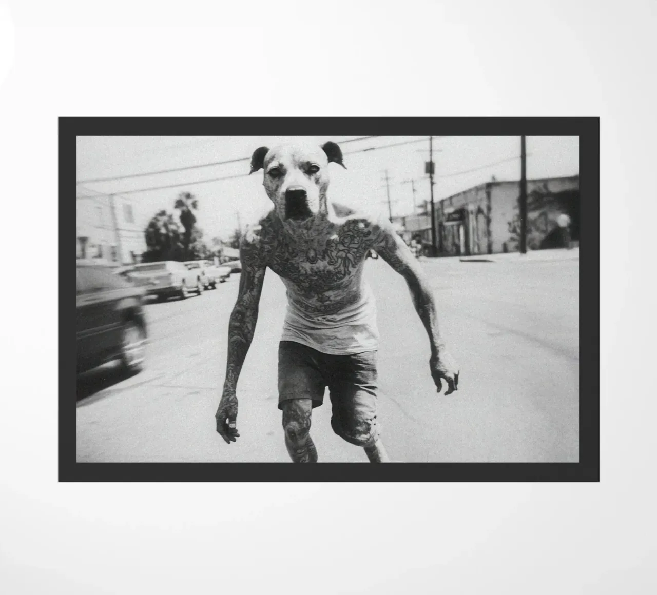 Spike doormat by Affiches Chien Originales – Dogland