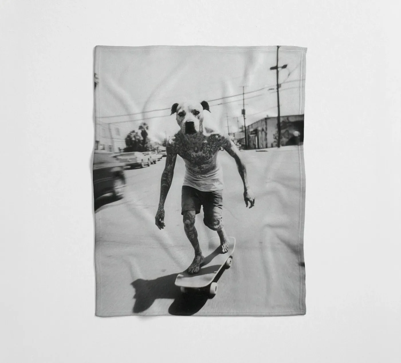 Spike fleecedeken van Affiches Chien Originales – Dogland