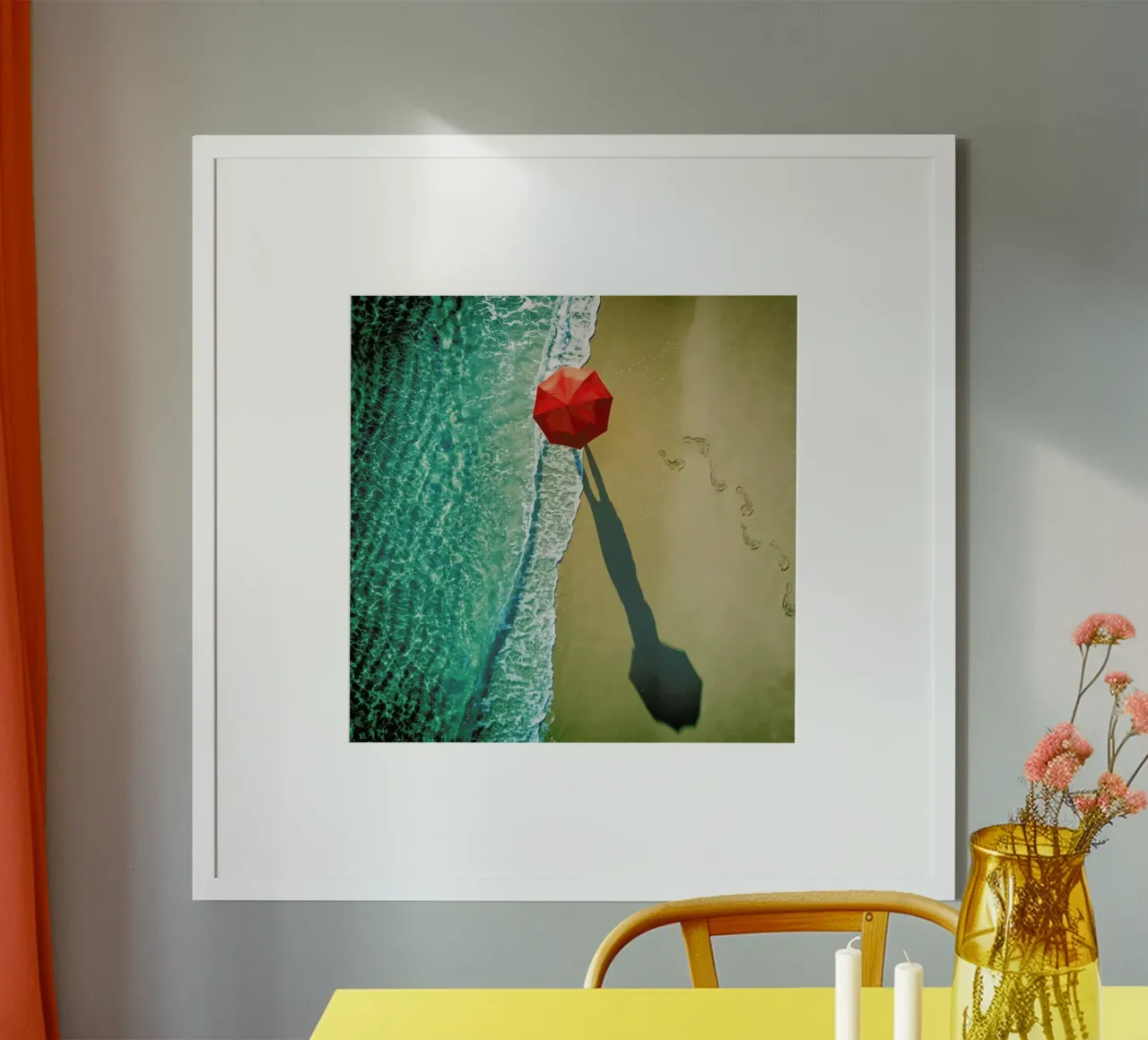 . Deep Water . poster con telaio in alluminio da Ambra