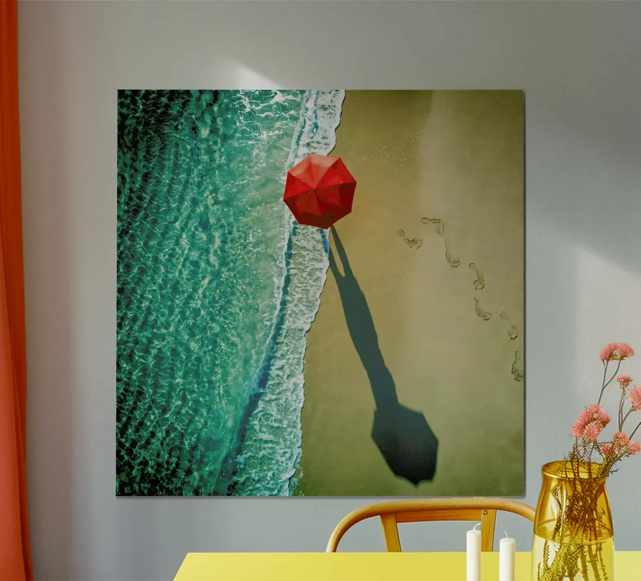 . Deep Water . poster con telaio in alluminio da Ambra