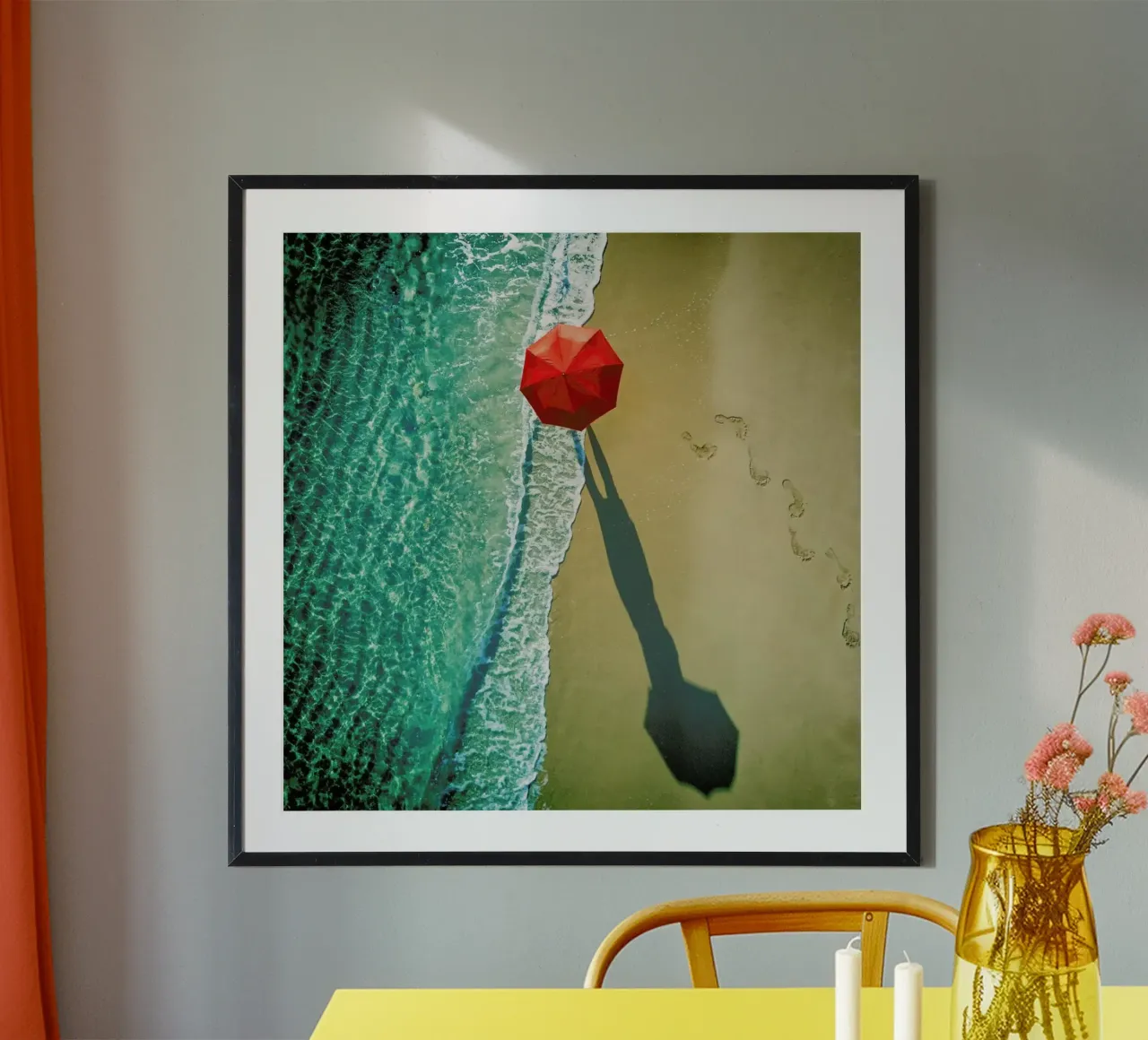 . Deep Water . poster con telaio in alluminio da Ambra