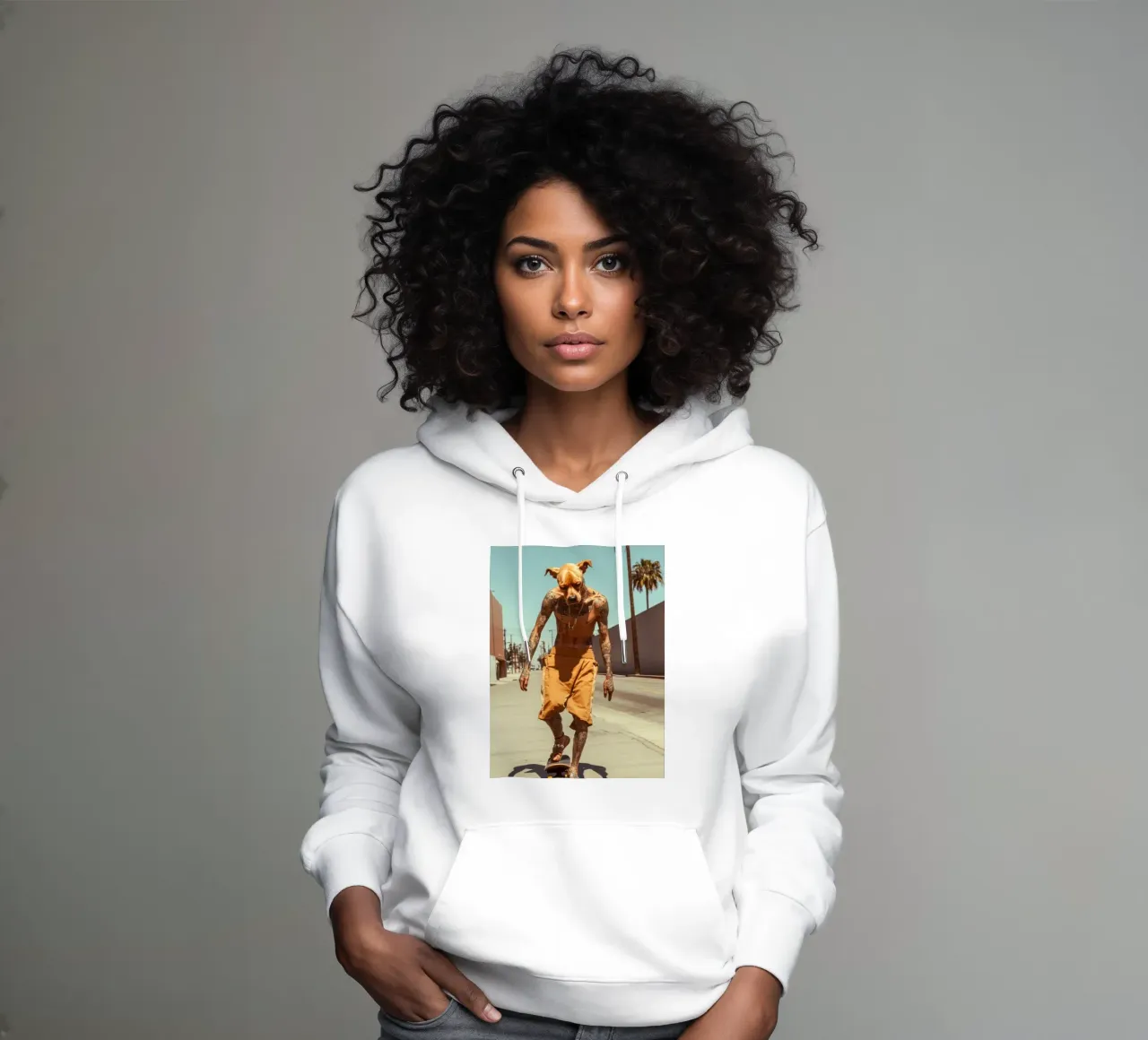 Diego felpa con cappuccio da Affiches Chien Originales – Dogland