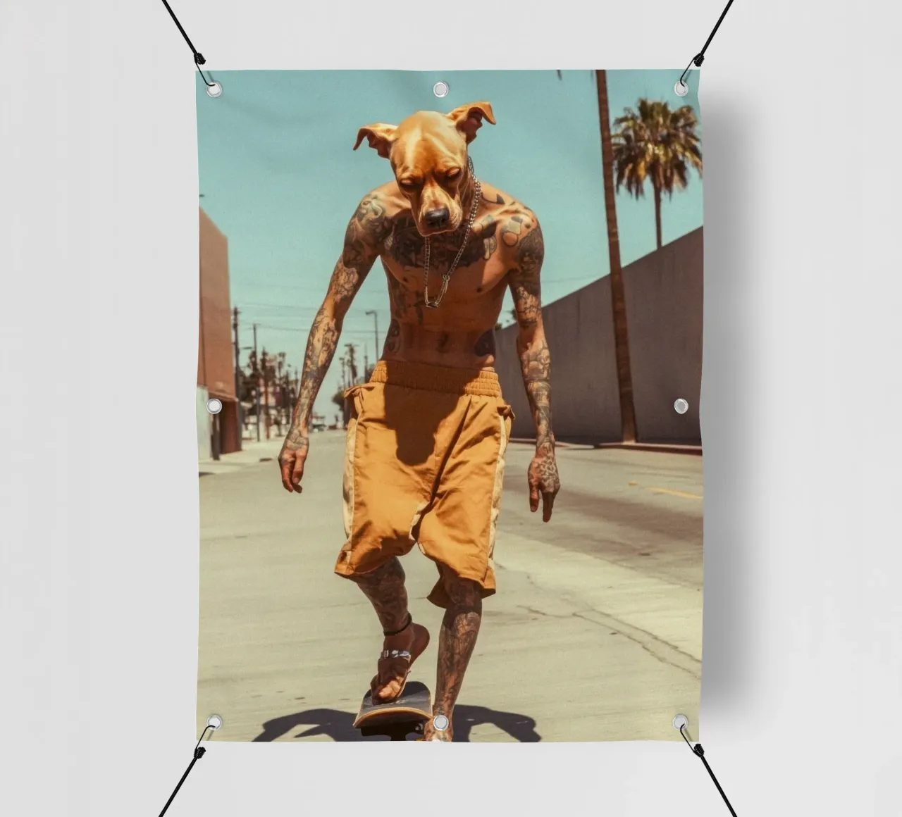 Diego telo in pvc da Affiches Chien Originales – Dogland