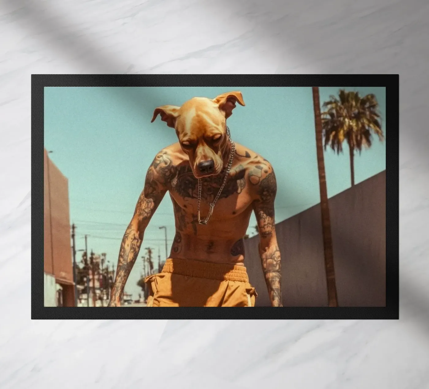 Diego Fußmatte von Affiches Chien Originales – Dogland