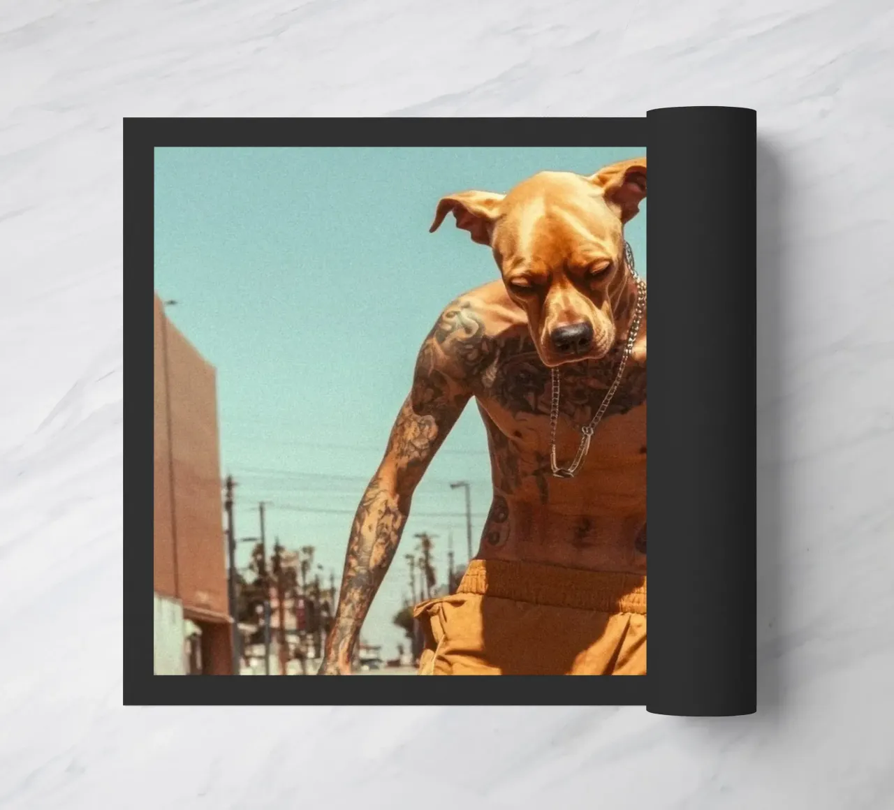 Diego deurmat van Affiches Chien Originales – Dogland