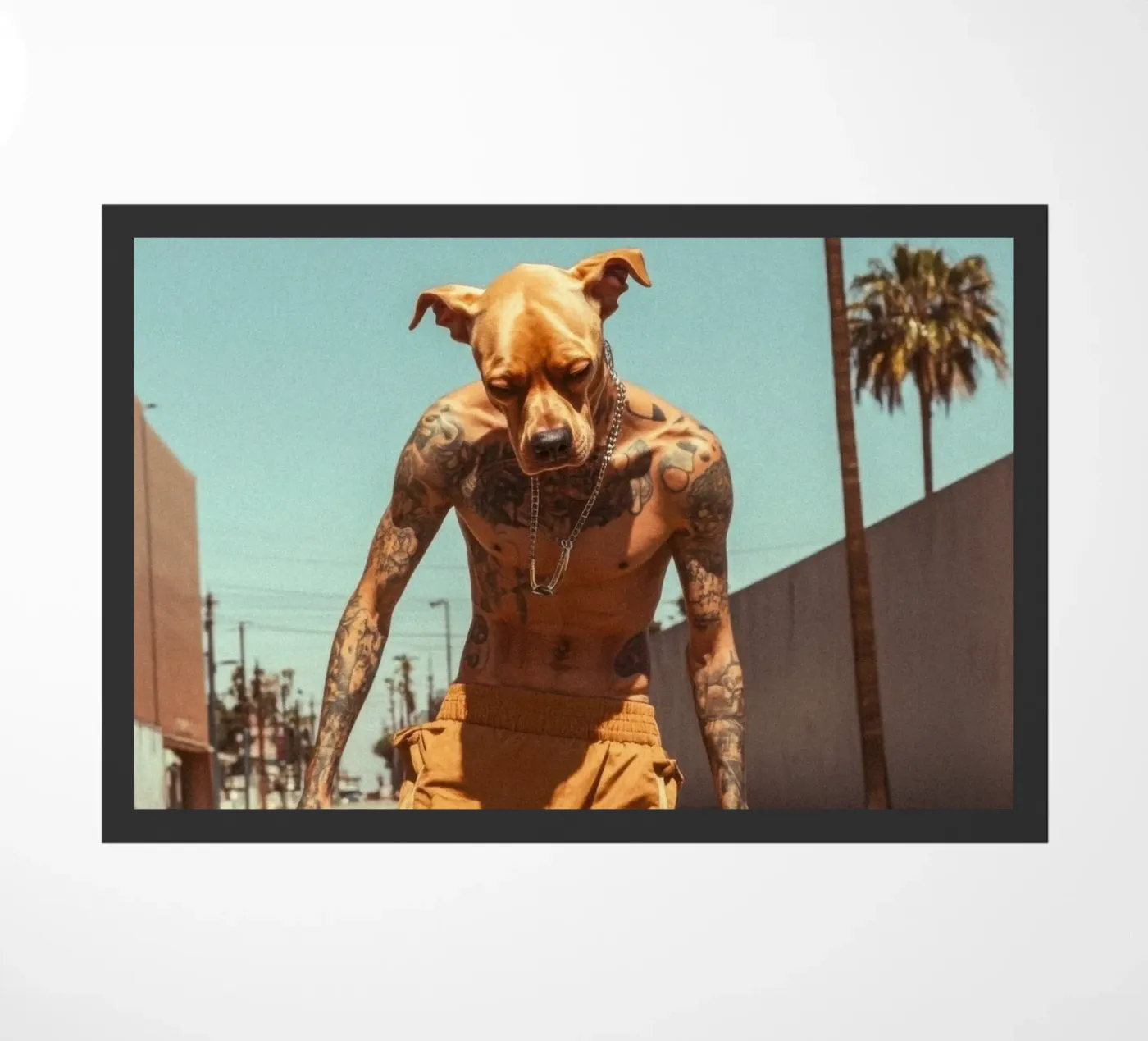 Diego Fußmatte von Affiches Chien Originales – Dogland