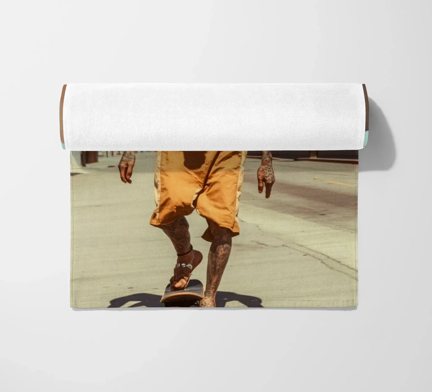 Diego beach towel by Affiches Chien Originales – Dogland