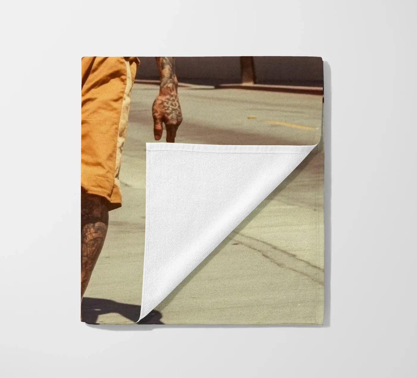 Diego beach towel by Affiches Chien Originales – Dogland