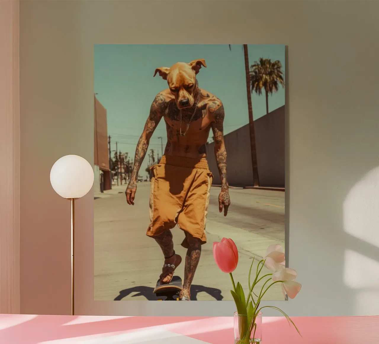 Diego acrylic glass by Affiches Chien Originales – Dogland