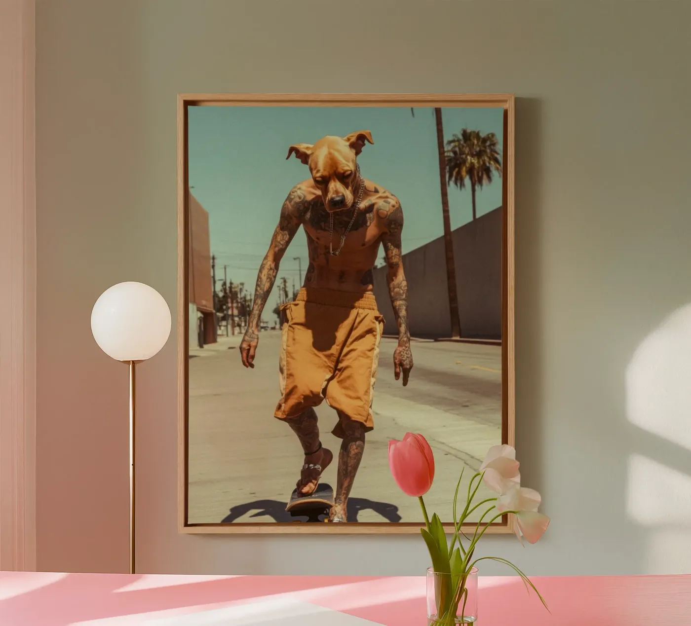 Diego canvas van Affiches Chien Originales – Dogland