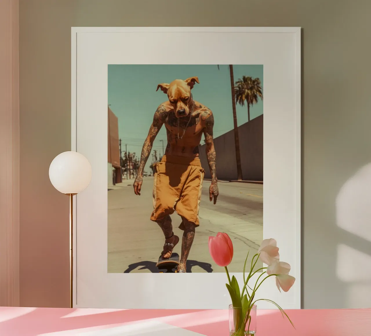 Diego poster van Affiches Chien Originales – Dogland