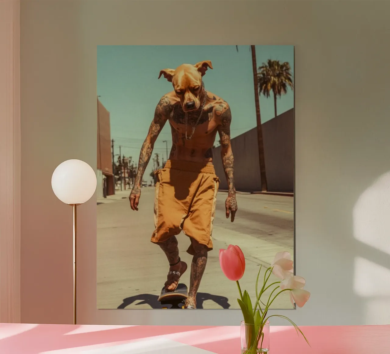 Diego poster van Affiches Chien Originales – Dogland