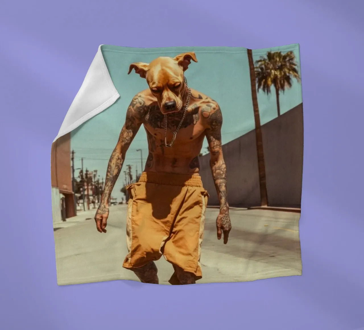 Diego Fleecedecke von Affiches Chien Originales – Dogland