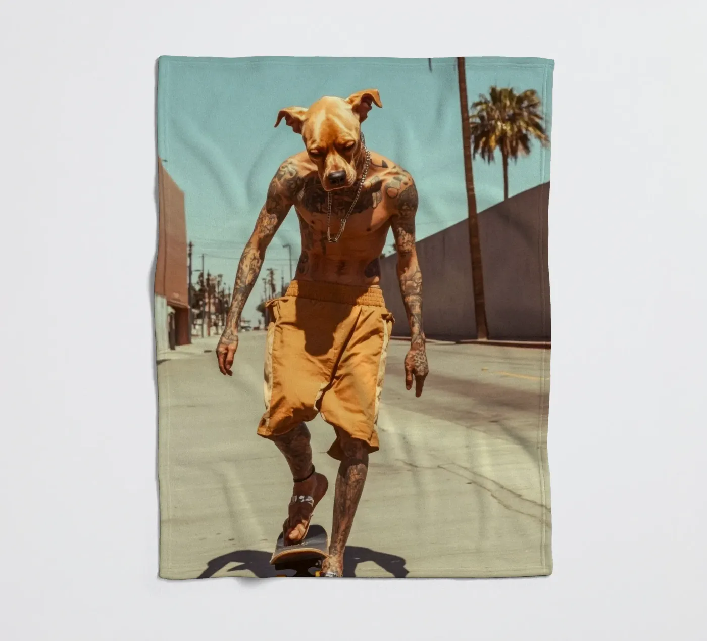 Diego Fleecedecke von Affiches Chien Originales – Dogland