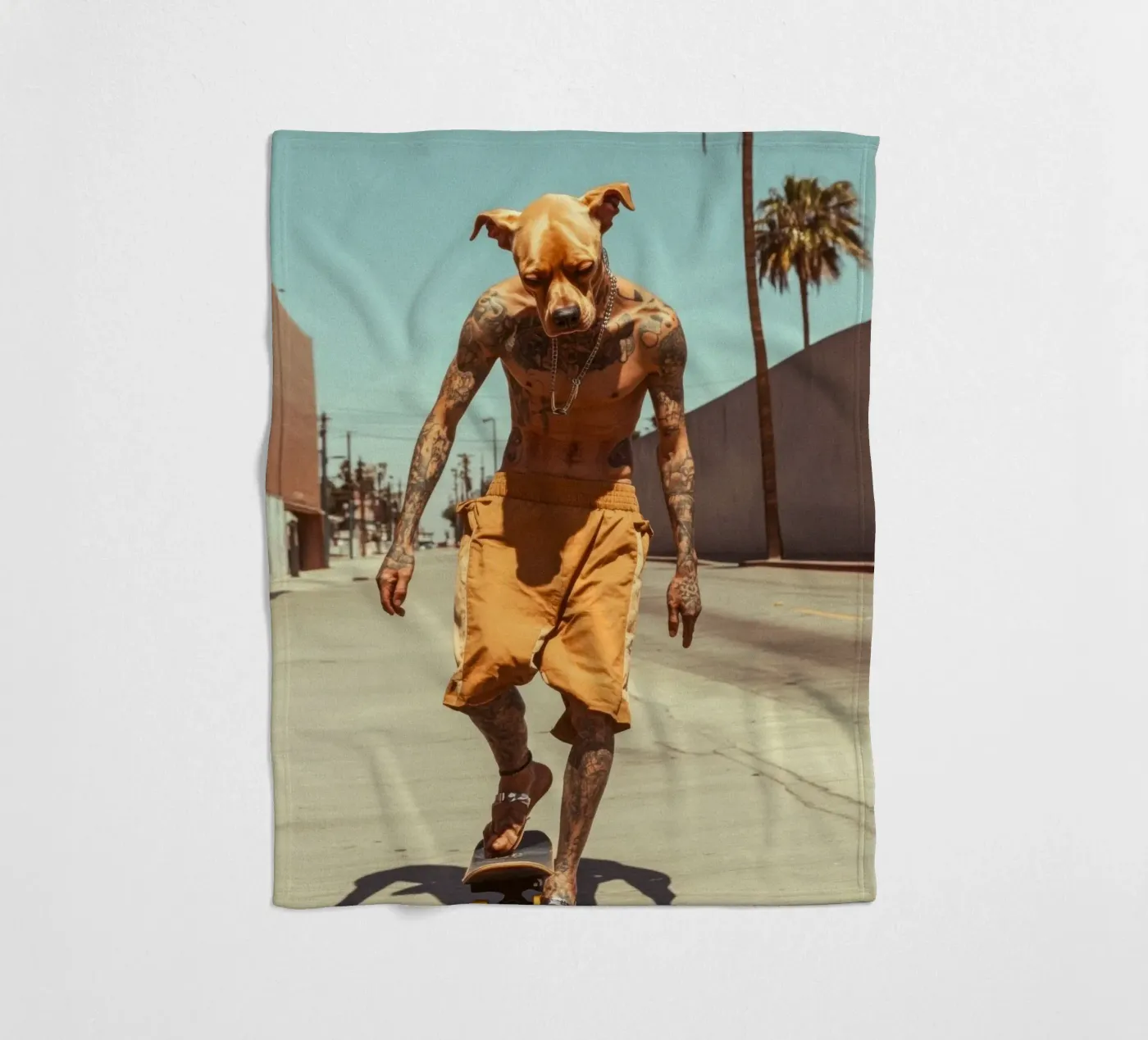 Diego Fleecedecke von Affiches Chien Originales – Dogland