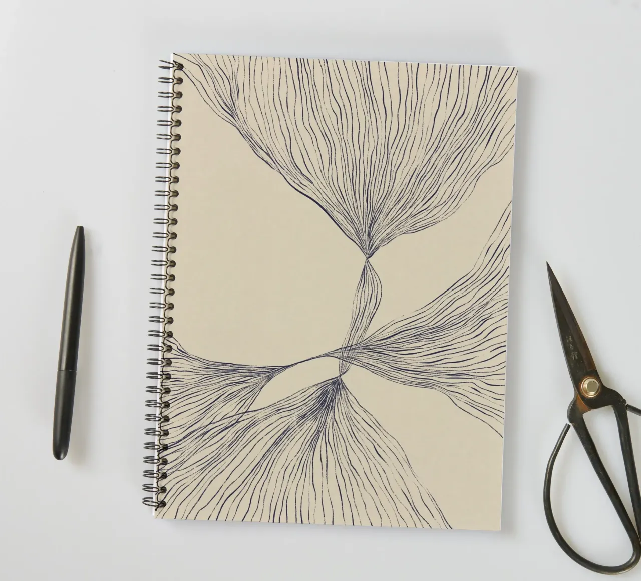 Interaction #2 spiral notebook by Alisa Galitsyna