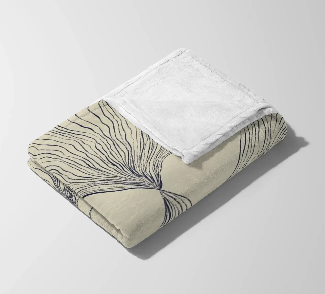 Interaction #2 fleece blanket by Alisa Galitsyna