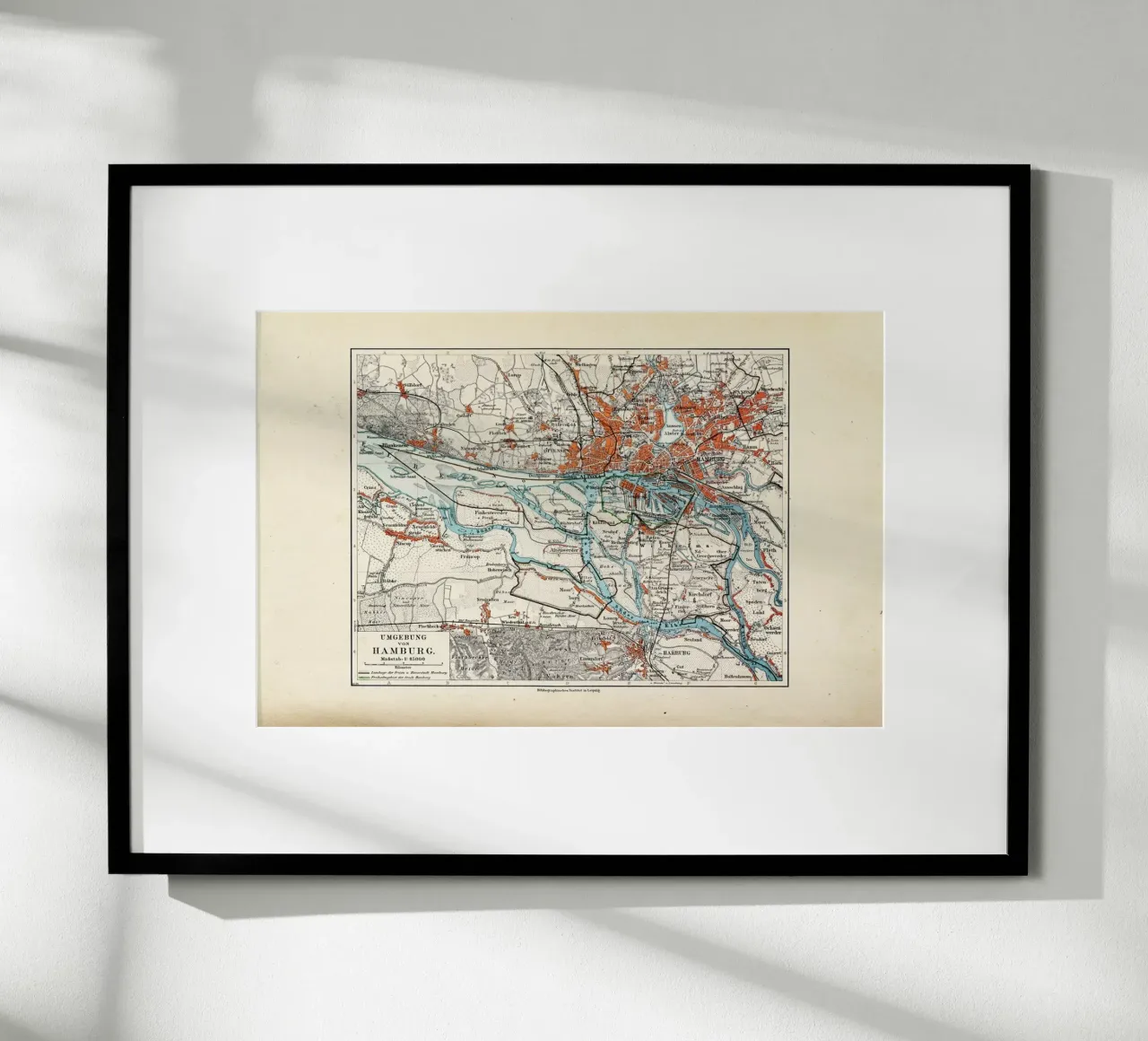 Hamburg, Germany, 1899 poster by Artokoloro Quint Lox Ltd