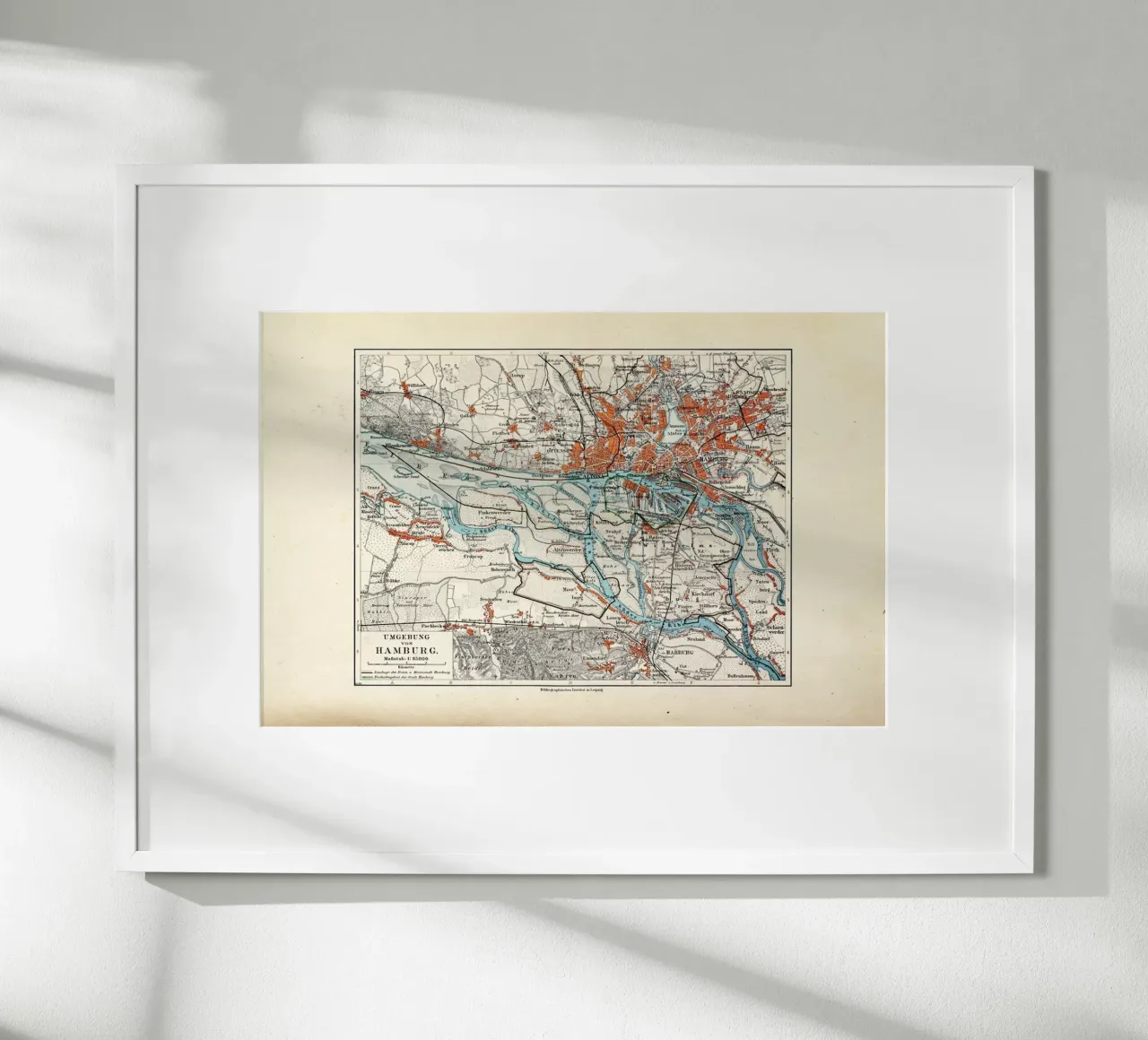 Hamburg, Germany, 1899 poster by Artokoloro Quint Lox Ltd