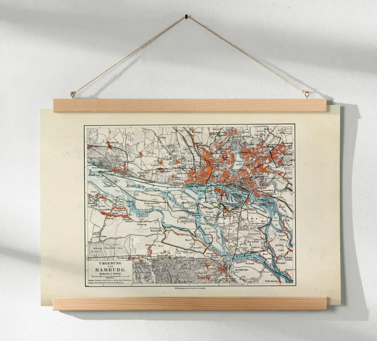 Hamburg, Germany, 1899 poster by Artokoloro Quint Lox Ltd