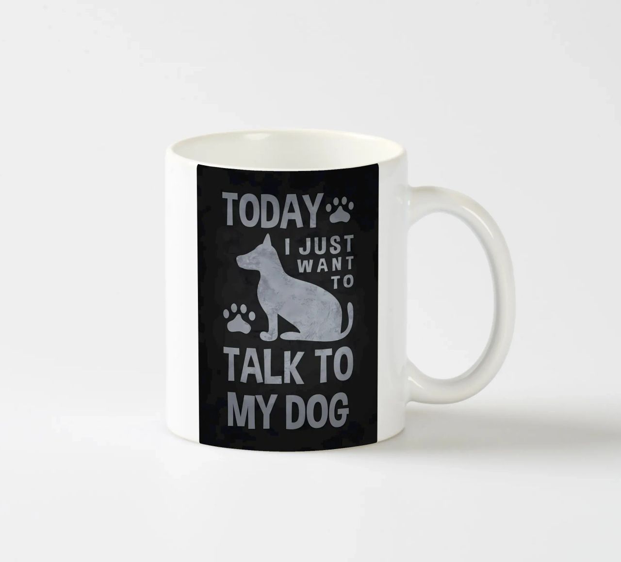 Voglio solo parlare con un cane tazza in ceramica da Raegen