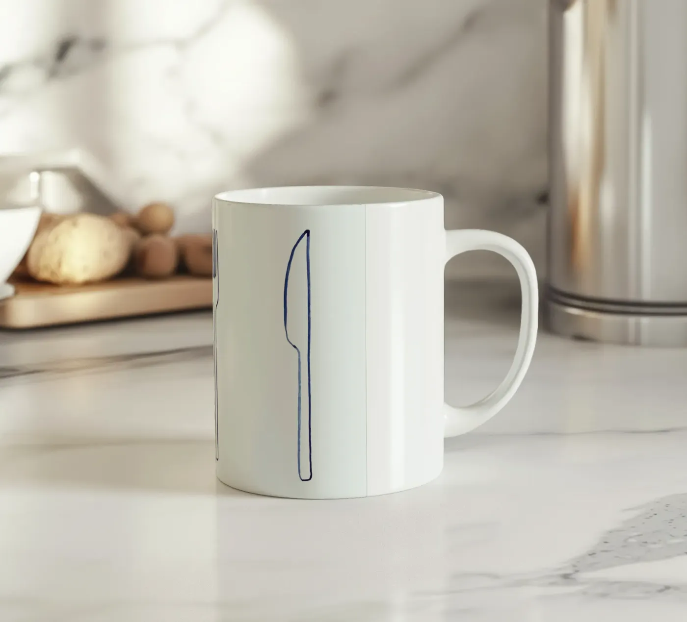 Kitchen Objects Vol.1 ceramic mug by Atelier Mave