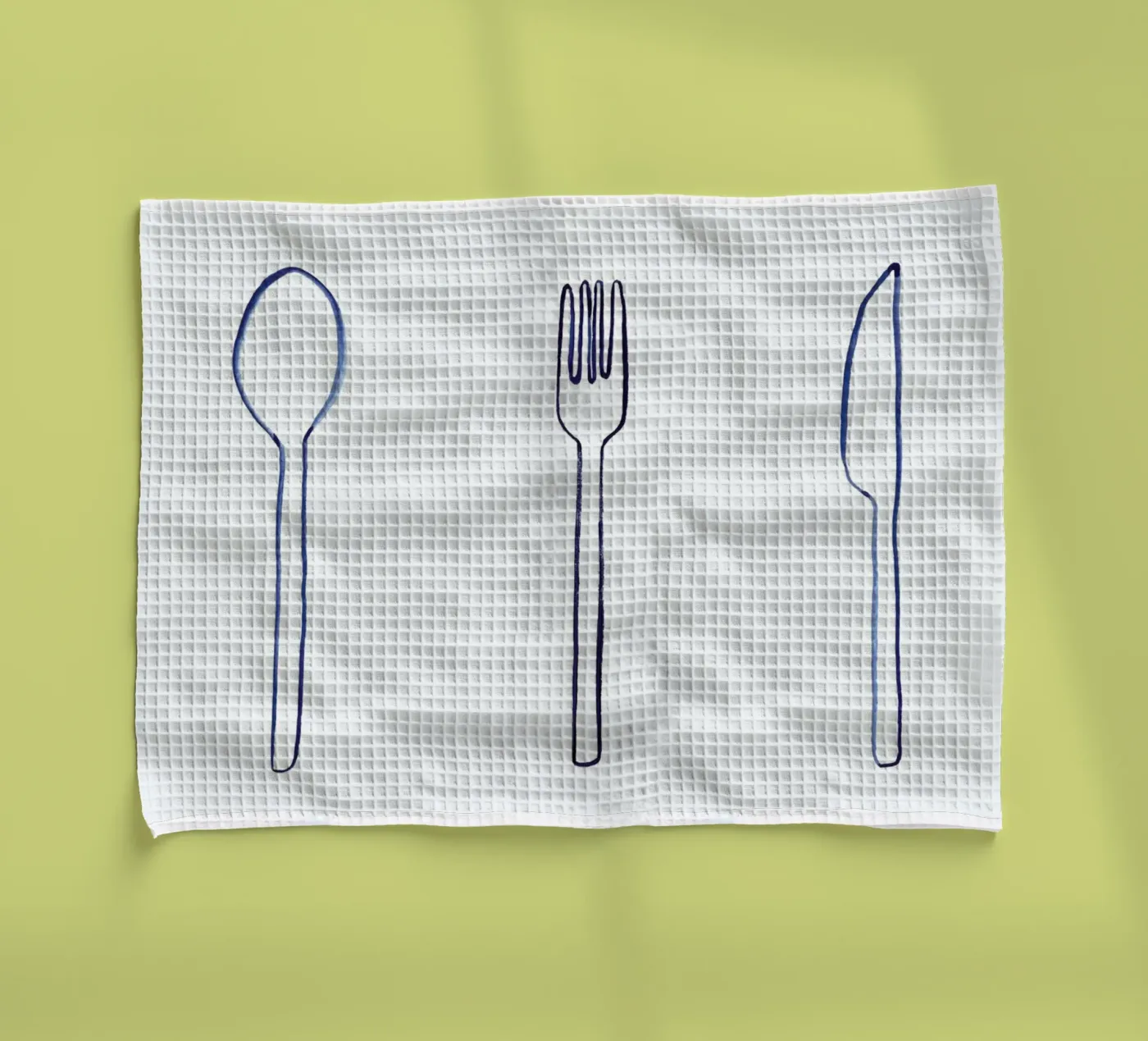 Kitchen Objects Vol.1 tea towel by Atelier Mave