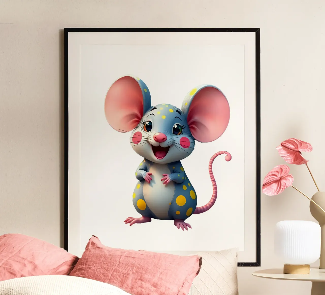 Mouse_4a poster by Tierisch bunt by LK