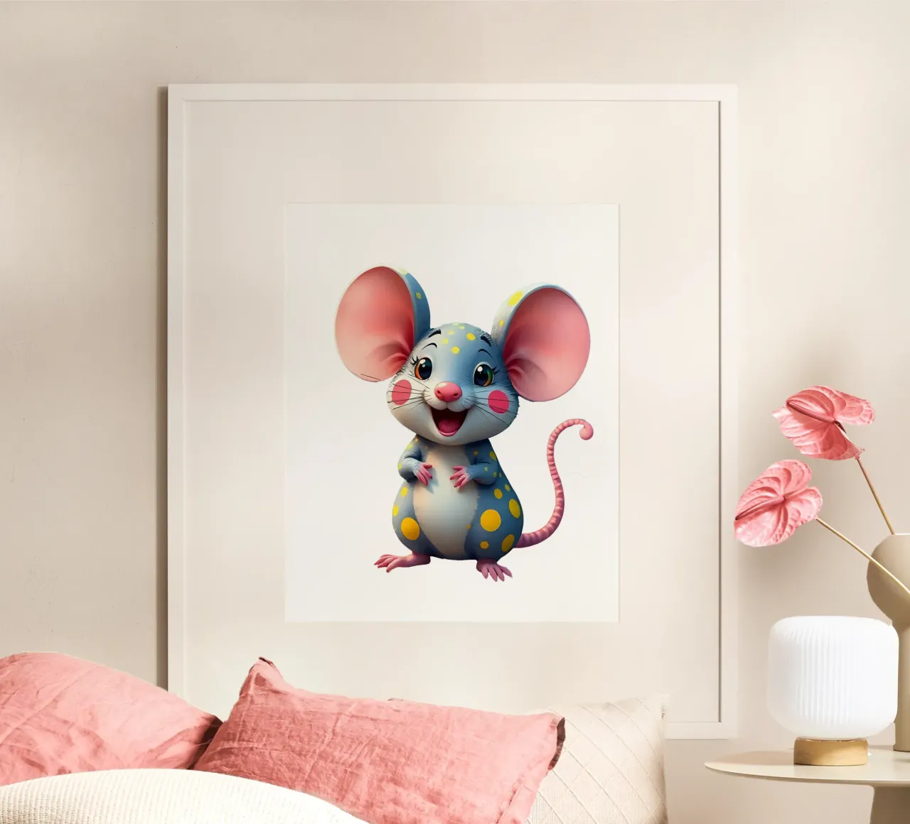 Mouse_4a poster by Tierisch bunt by LK