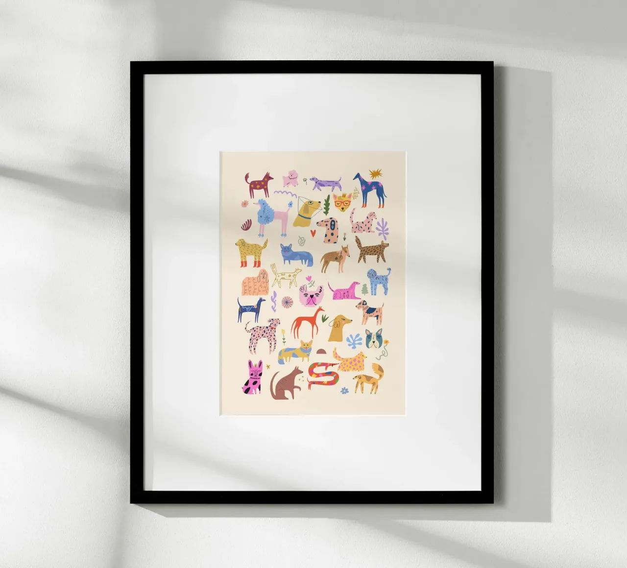 Il paradiso dei cani poster da Rose Beck Art