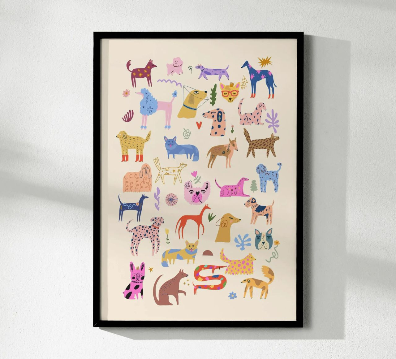 Dog Heaven poster by Rose Beck Art