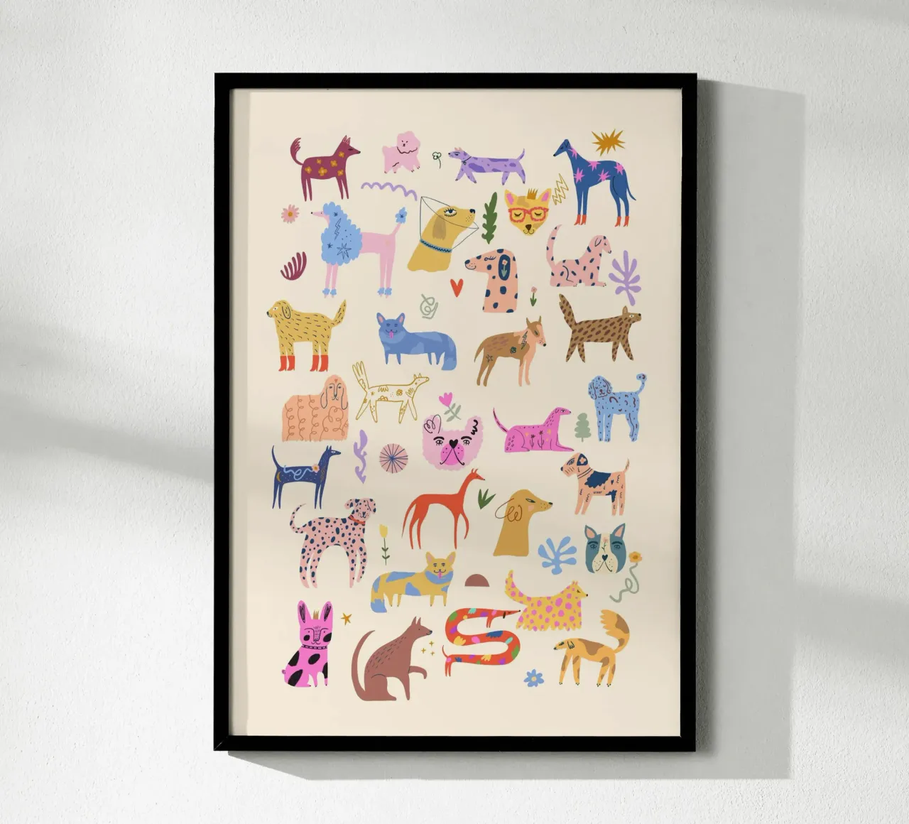 Il paradiso dei cani poster da Rose Beck Art