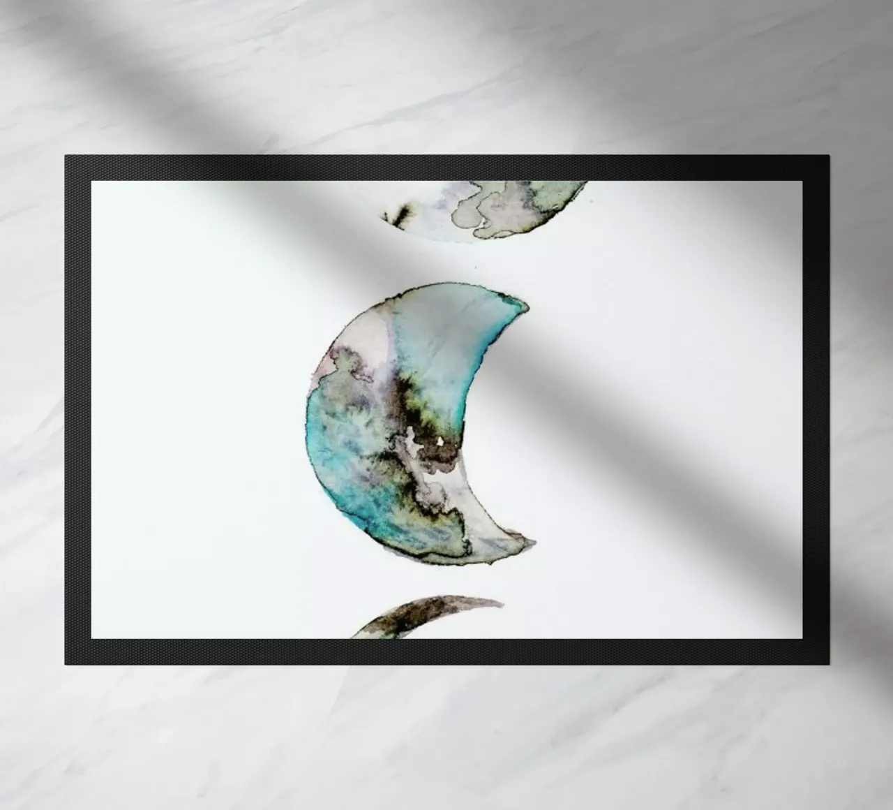 Moon doormat by Larissa van der Laan