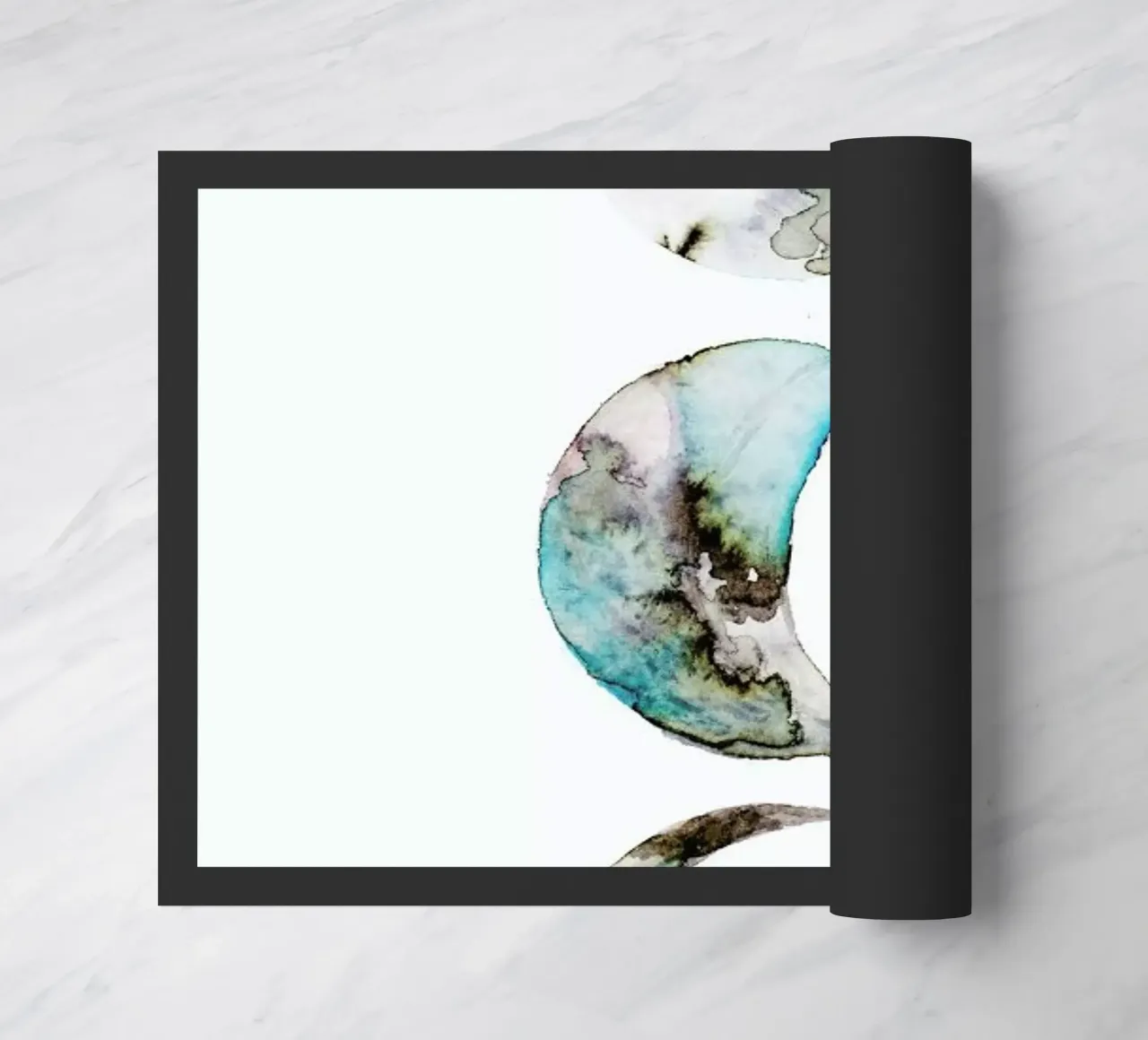 Moon doormat by Larissa van der Laan