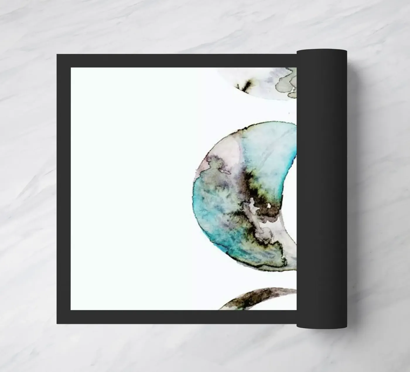 Moon Fußmatte von Larissa van der Laan