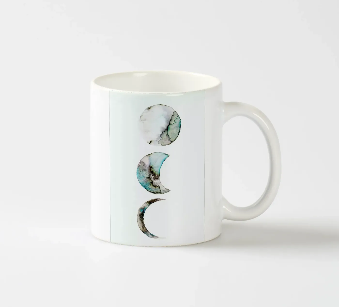 Moon ceramic mug by Larissa van der Laan