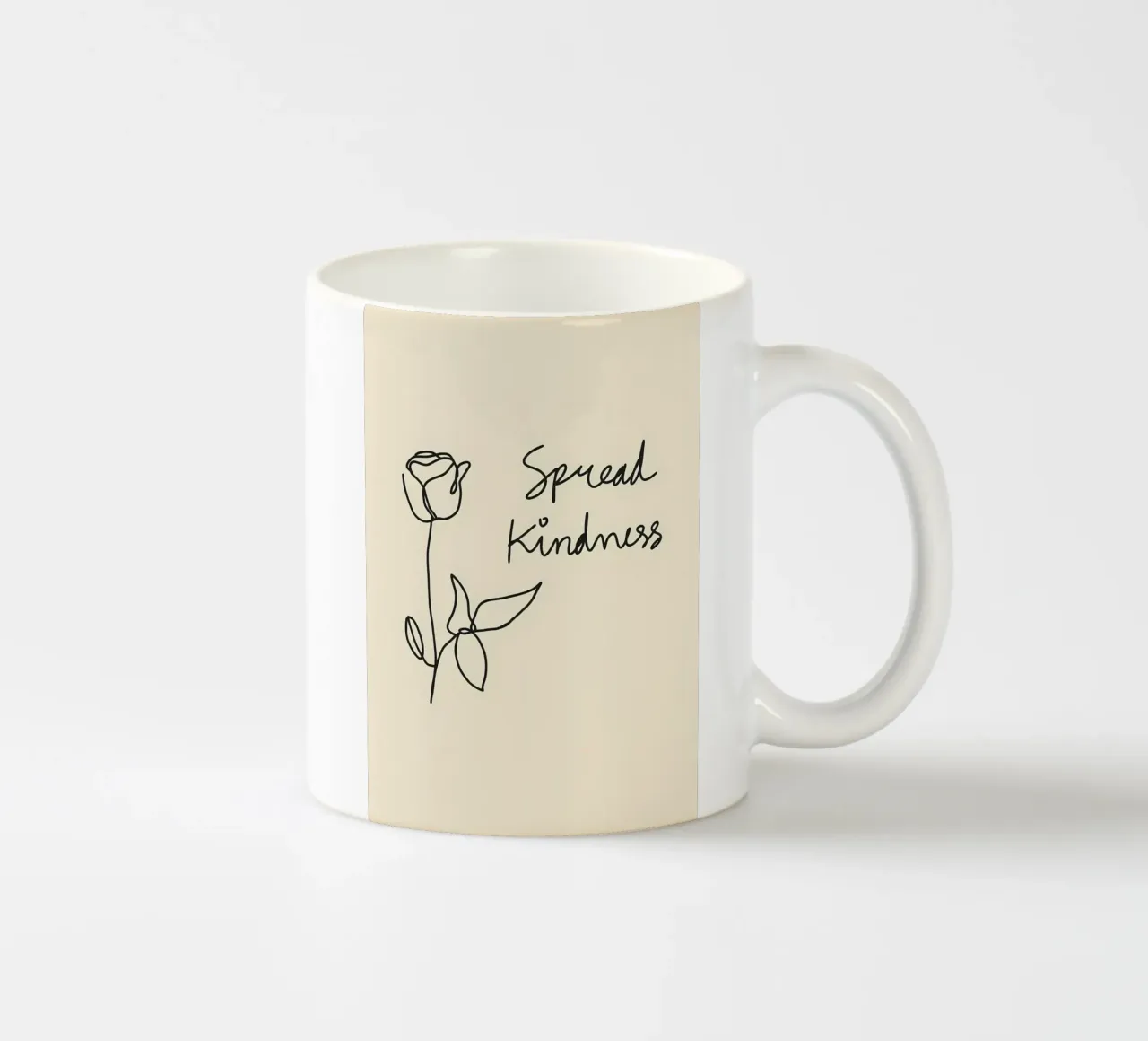 Freundlichkeit verbreiten Keramik Tasse von Book